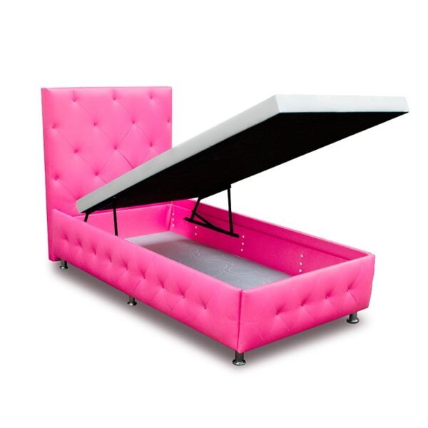 CAMA BAÚL CAPITONEADA + CABECERO HASTA EL PISO - Imagen 5