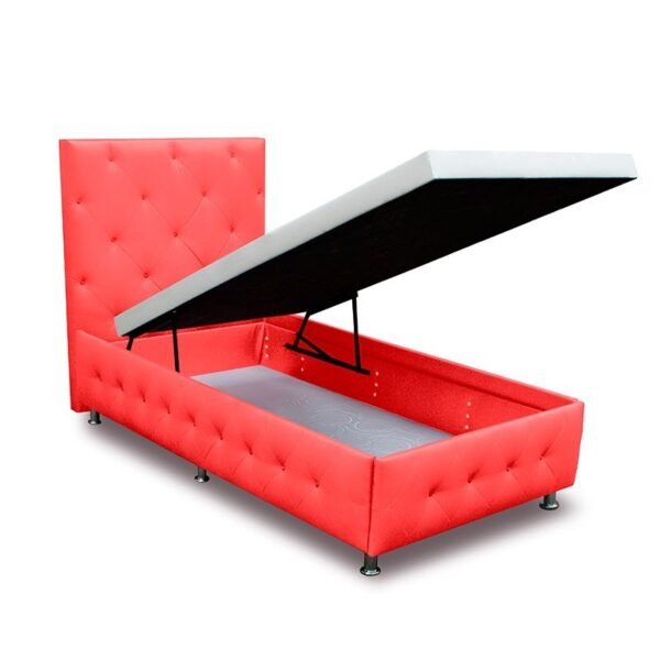 CAMA BAÚL CAPITONEADA + CABECERO HASTA EL PISO - Imagen 7