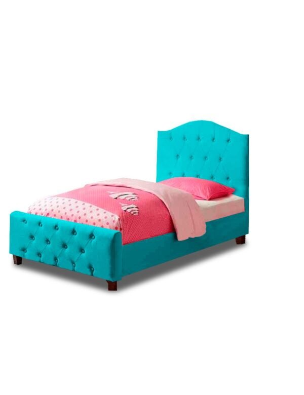 COMBO DE LUJO PARA NIÑAS, BASE CAMA, CABECERO MESA DE NOCHE - Imagen 2