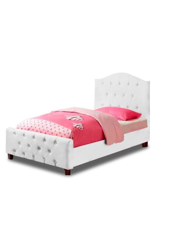 COMBO DE LUJO PARA NIÑAS, BASE CAMA, CABECERO MESA DE NOCHE - Imagen 3