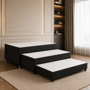 BASE CAMA NIDO 3 NIVELES + COLCHÓN SUPERIOR INCORPORADO
