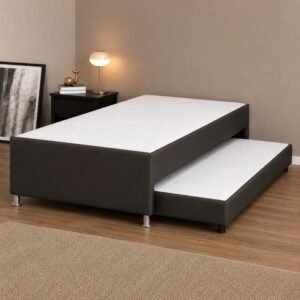 BASE CAMA NIDO DÚPLEX + COLCHONES INCORPORADOS