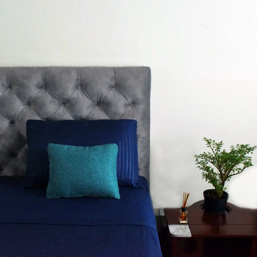 JUEGO DE SÁBANAS AZUL - Imagen 3